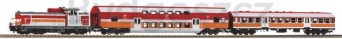 PIKO 57114 Zestaw SM42 z 2 wagonami Polregio H0 i dekoderem jazdy.