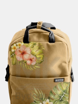 Produkt przykładowy: Plecak Pako, Blooming Hawaii Beige 18L