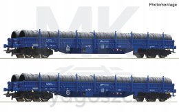 Set 2 wagonów Res z ładunkiem PKP VI H0 Roco 6600099