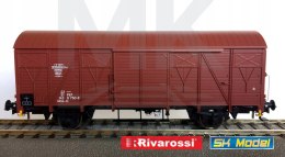 Wagon towarowy 2 osiowy kryty typu 223K/1 Rivarossi HRS6438 skala H0 1:87