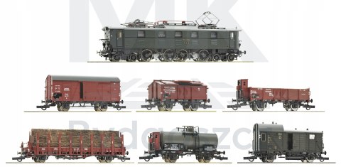 7-częściowy zestaw lok. elek. E52 SOUND ROCO 61492