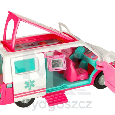 Karetka pogotowia ambulans mobilny szpital lalka akcesoria Karetka pogotowia ambulans mobilny szpital lalka akcesoria