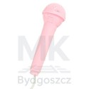 Keyboard dla dzieci pianinko interaktywne organki 37 klawiszy mikrofon statyw różowe