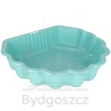 Piaskownica zamykana basen Muszelka Twins podwójna 2w1 160x87,5x19,5cm miętowa