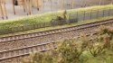 Płot betonowy duży skala H0 skala 1:87 7 segmentów do złożenia.