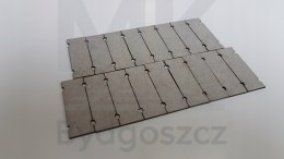 Płyta drogowa betonowa 100x300 skala H0 128 sztuk