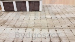 Płyta drogowa betonowa 150x300 skala H0 86 sztuk