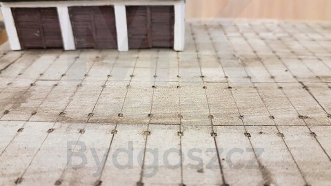 Płyta drogowa betonowa 150x300 skala H0 86 sztuk Płyta drogowa betonowa 150x300 skala H0 86 sztuk