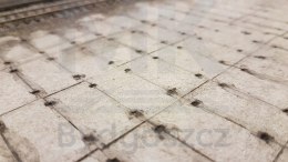 Płyta drogowa betonowa 150x300 skala H0 86 sztuk