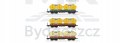 Roco 77001 Zestaw 3 wagonów towarowych typ Uacs 451.1 H0 1/87