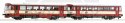 Szynobus 810 458-0, z wagonem doczepnym Roco 70377 H0 z dźwiękiem DCC SOUND