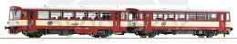 Szynobus 810 458-0, z wagonem doczepnym Roco 70377 H0 z dźwiękiem DCC SOUND