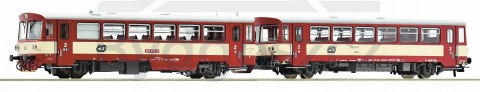Szynobus 810 458-0, z wagonem doczepnym Roco 70377 H0 z dźwiękiem DCC SOUND Szynobus 810 458-0, z wagonem doczepnym Roco 70377 H0 z dźwiękiem DCC SOUND