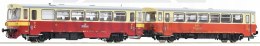 Szynobus M152.0 z wagonem doczepnym CSD H0 Roco 70375 z dźwiękiem.