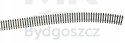 Tor elastyczny F4 z podkładem drewnianym Roco Line H0 42400