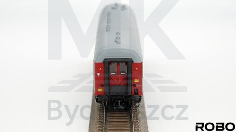 Wagon barowy 113A, PKP Przewozy Regionalne, BAR Poznań H0 Robo 260811 z ośw Wagon barowy 113A, PKP Przewozy Regionalne, BAR Poznań H0 Robo 260811 z ośw