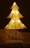 Choinka świecąca dekoracja świąteczna 10 LED 39 cm ciepły biały
