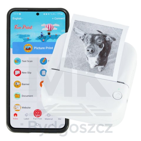 Drukarka mini termiczna do zdjęć notatek kieszonkowa bluetooth Drukarka mini termiczna do zdjęć notatek kieszonkowa bluetooth