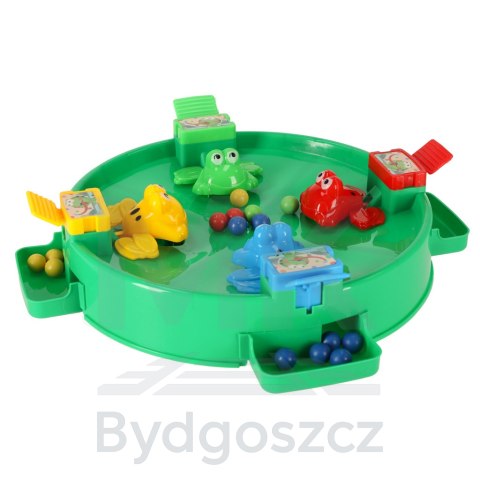 Gra zręcznościowa głodne żabki skaczące żaby 4 graczy 3+ XXL zielona Gra zręcznościowa głodne żabki skaczące żaby 4 graczy 3+ XXL zielona