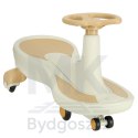 Jeździk grawitacyjny LED Swing Fix S4 świecące koła z muzyką grający 76cm złoto-biały max 100kg