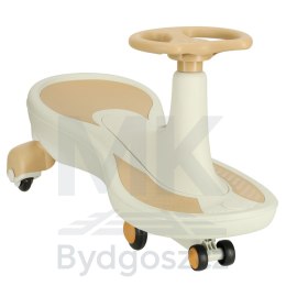 Jeździk grawitacyjny LED Swing Fix S4 świecące koła z muzyką grający 76cm złoto-biały max 100kg