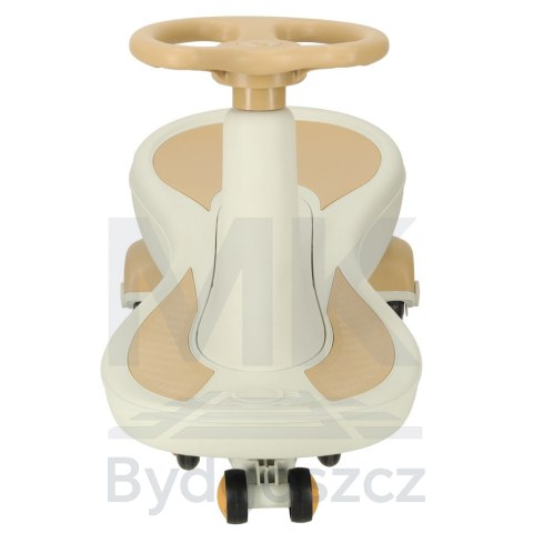 Jeździk grawitacyjny LED Swing Fix S4 świecące koła z muzyką grający 76cm złoto-biały max 100kg Jeździk grawitacyjny LED Swing Fix S4 świecące koła z muzyką grający 76cm złoto-biały max 100kg