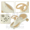 Jeździk grawitacyjny LED Swing Fix S4 świecące koła z muzyką grający 76cm złoto-biały max 100kg