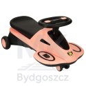 Jeździk grawitacyjny świecące koła LED z muzyką grający skuter 74cm różowo-czarny max 100kg