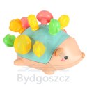Jeżyk sensoryczny edukacyjny montessori wyjmowane kolce niebieski