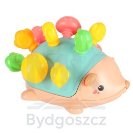 Jeżyk sensoryczny edukacyjny montessori wyjmowane kolce niebieski