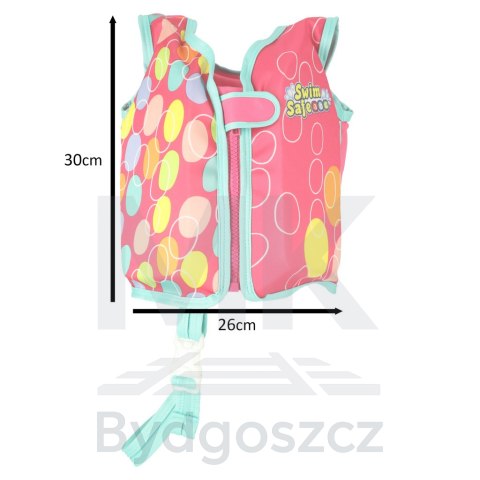 Kamizelka piankowa do pływania kapok dla dzieci BESTWAY 32176 11-19 kg różowa Kamizelka piankowa do pływania kapok dla dzieci BESTWAY 32176 11-19 kg różowa