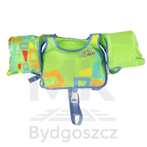 Kamizelka piankowa z rękawkami do pływania kapok dla dzieci 3-6 lat 19-30 kg BESTWAY 32174 zielona Kamizelka piankowa z rękawkami do pływania kapok dla dzieci 3-6 lat 19-30 kg BESTWAY 32174 zielona