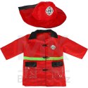 Kostium strój karnawałowy przebranie strażak walkie-talkie 3-8 lat