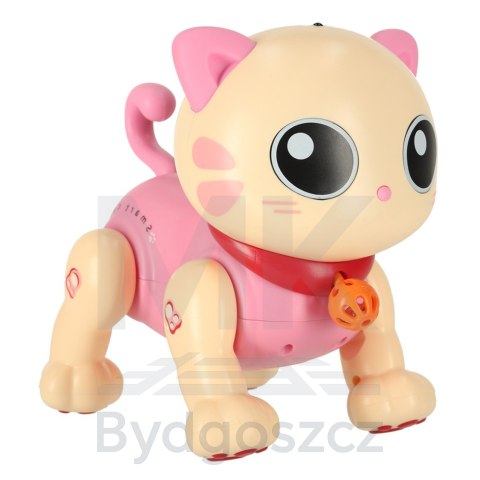 Kot kotek interaktywny zdalnie sterowany na pilota RC robot skacze różowy Kot kotek interaktywny zdalnie sterowany na pilota RC robot skacze różowy
