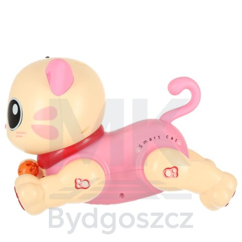 Kot kotek interaktywny zdalnie sterowany na pilota RC robot skacze różowy Kot kotek interaktywny zdalnie sterowany na pilota RC robot skacze różowy