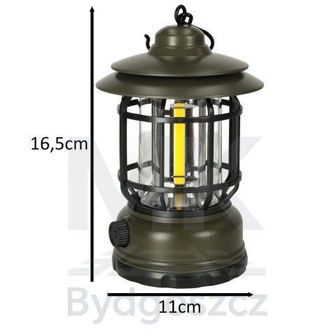 Lampa ogrodowa kempingowa na biwak z uchwytem piknik akumulatorowa USB Lampa ogrodowa kempingowa na biwak z uchwytem piknik akumulatorowa USB