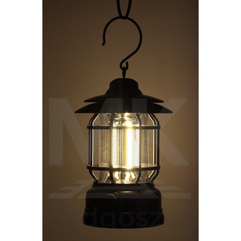 Lampa ogrodowa kempingowa na biwak z uchwytem piknik akumulatorowa USB Lampa ogrodowa kempingowa na biwak z uchwytem piknik akumulatorowa USB
