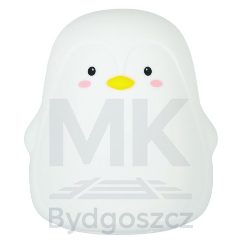 Lampka nocna dla dzieci silikonowa dotykowa miękka LED biała RGB pingwinek Lampka nocna dla dzieci silikonowa dotykowa miękka LED biała RGB pingwinek