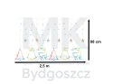 Lampki LED kurtyna renifer dzwonek mix świąteczne choinkowe 2,5m 138LED multikolor 8 trybów świecenia IP44