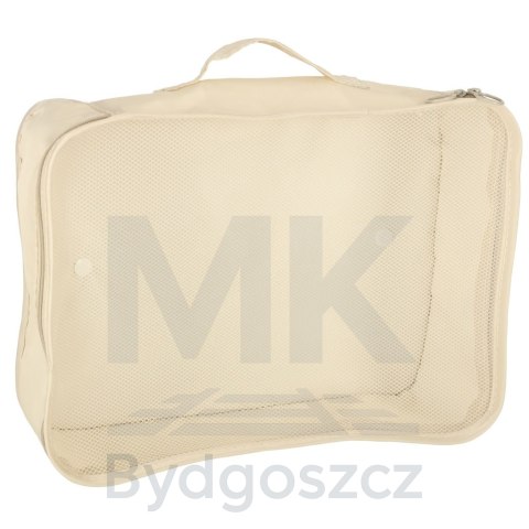 Organizery do walizki zestaw podróżny 8 sztuk akcesoria do przechowywania ubrań torby wodoodporne kosmetyczka worek na buty beżo