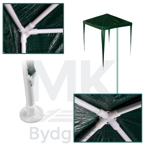 Pawilon ogrodowy namiot imprezowy handlowy altana zielona 2 x 2m Pawilon ogrodowy namiot imprezowy handlowy altana zielona 2 x 2m