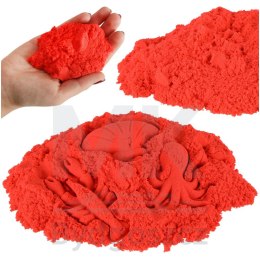 Piasek dla dzieci 1kg w woreczku czerwony