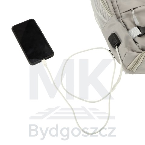 Plecak podróżny bagaż podręczny RYANAIR WIZZAIR USB szary Plecak podróżny bagaż podręczny RYANAIR WIZZAIR USB szary