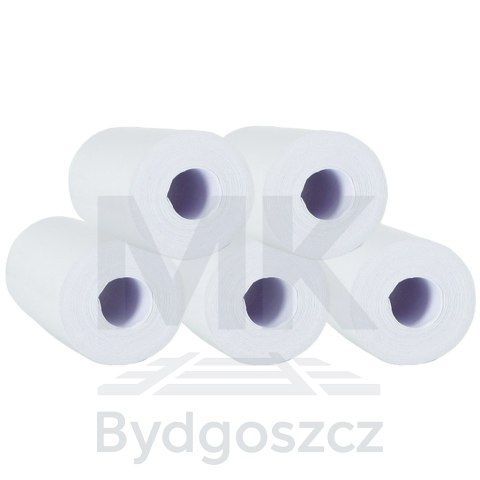 Rolki termiczne papier do drukarki apartu 5,7cm x 4,5m 5 sztuk Rolki termiczne papier do drukarki apartu 5,7cm x 4,5m 5 sztuk