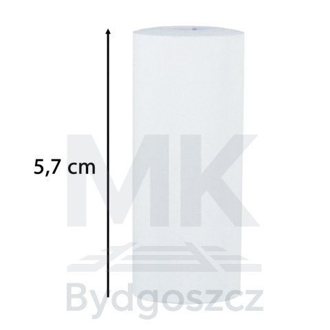 Rolki termiczne papier do drukarki apartu 5,7cm x 4,5m 5 sztuk Rolki termiczne papier do drukarki apartu 5,7cm x 4,5m 5 sztuk