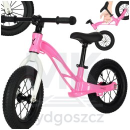 Rowerek biegowy Trike Fix Active X2 rower lekki 3,7 kg pompowane koła różowy