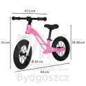 Rowerek biegowy Trike Fix Active X2 rower lekki 3,7 kg pompowane koła różowy