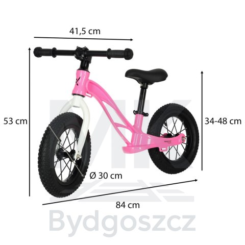 Rowerek biegowy Trike Fix Active X2 rower lekki 3,7 kg pompowane koła różowy Rowerek biegowy Trike Fix Active X2 rower lekki 3,7 kg pompowane koła różowy