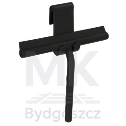 Ściągaczka do wody pary do szyb okien kabin prysznicowych czarna silikonowa