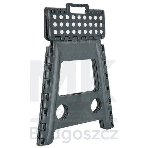 Stołek taboret składany antypoślizgowy 39cm ciemny szary Stołek taboret składany antypoślizgowy 39cm ciemny szary
